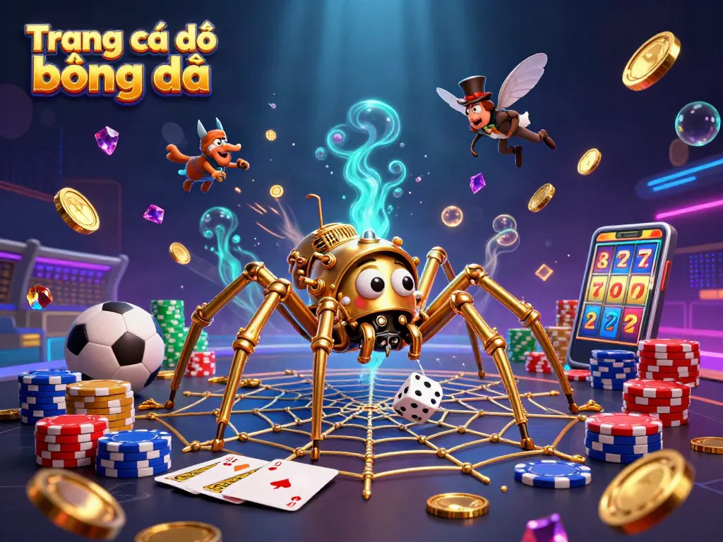 Engage in Trang cá độ bóng đá with a vibrant, action-packed digital scene illustrating sports betting excitement.