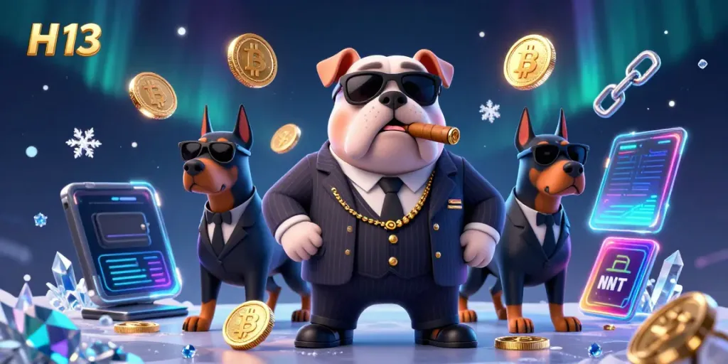 Experience thrilling bets with H 13 in this vibrant online casino illustration.