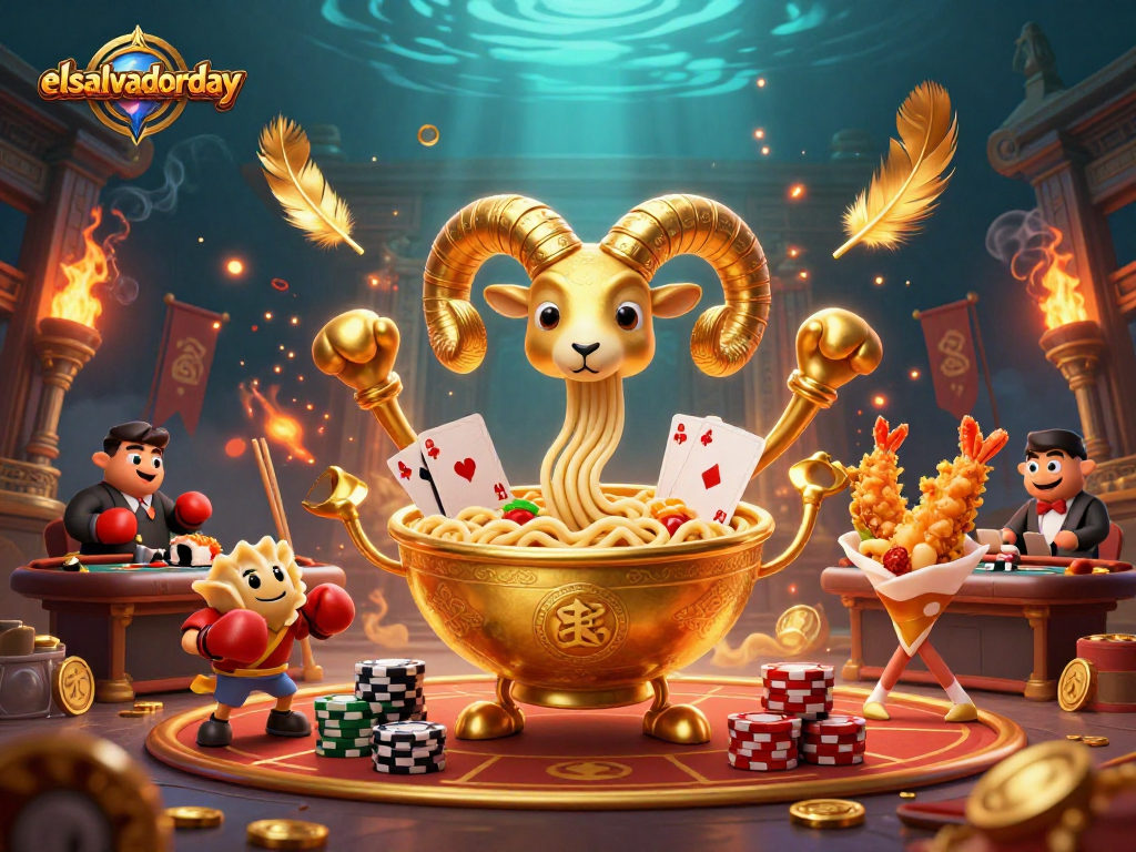 Experience exhilarating gameplay with elsalvadorday's vibrant casino characters and poker action.