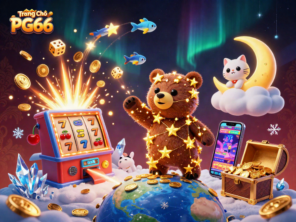 Experience thrilling gameplay at Trang Chủ PG66 with a vibrant 3D casino adventure.
