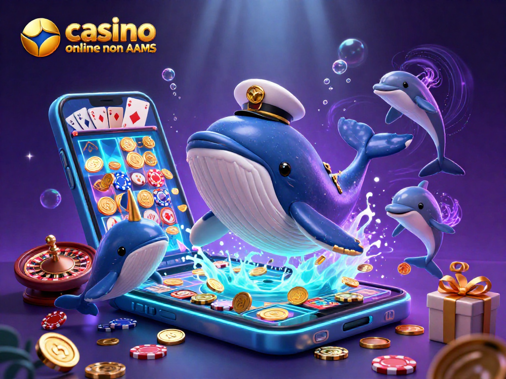 Giocati e divertiti con le slot su casino online non AAMS, circondato da splendidi elementi marini.