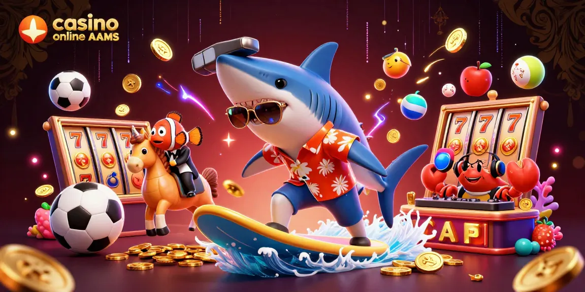 Vinci nei giochi di casino online non AAMS con un'immagine vivace di un oceano d'oro e creature marine.