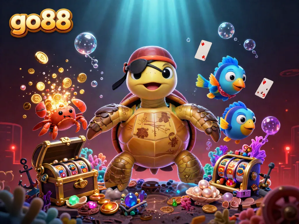 Experience the exhilarating thrills of go88 with vibrant casino action amidst underwater treasures.